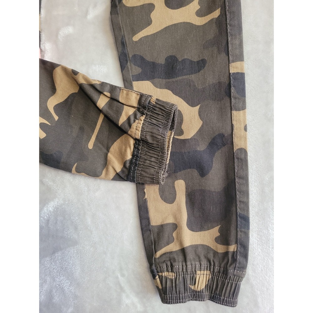 Phat Farm Pants Youth Large 14/16 Camouflage Elastic Waist Zip Pockets Stretch - Picture 4 of 7